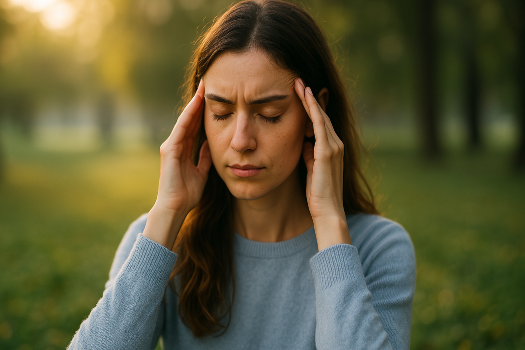 A young Caucasian woman sits in a warmly lit living room, engaging in a puzzle game with visible excitement and mental focus. The cozy home setting paired with a stimulating activity illustrates how everyday brain challenges can support long-term cognitive health.