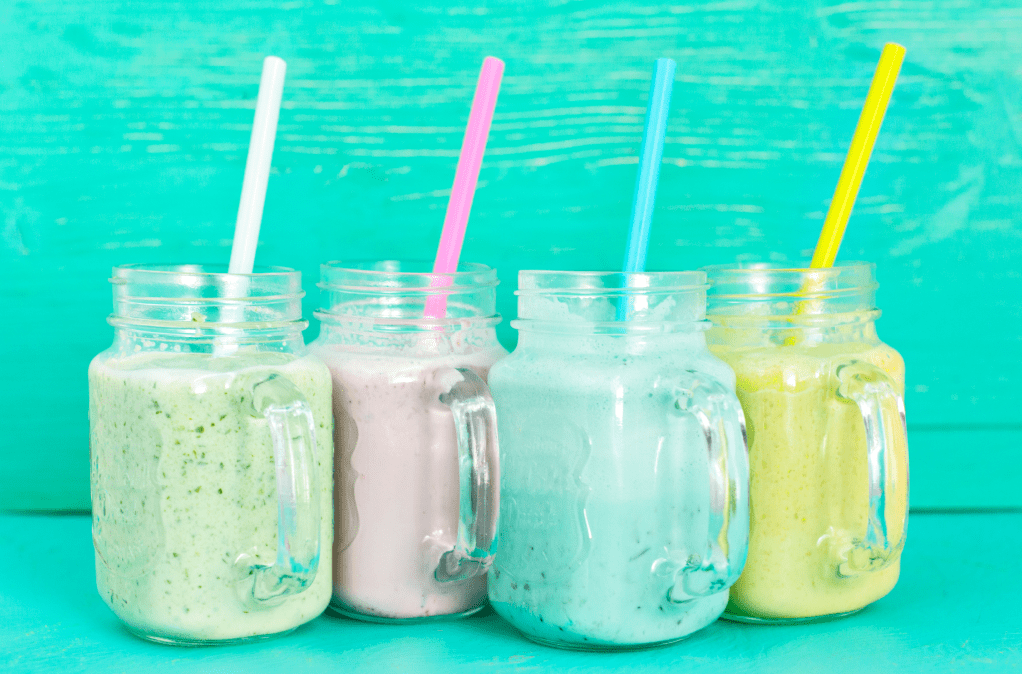 Picture of smoothies which yemaya organics sea moss gel can be added to as an additional sea moss benefit for men