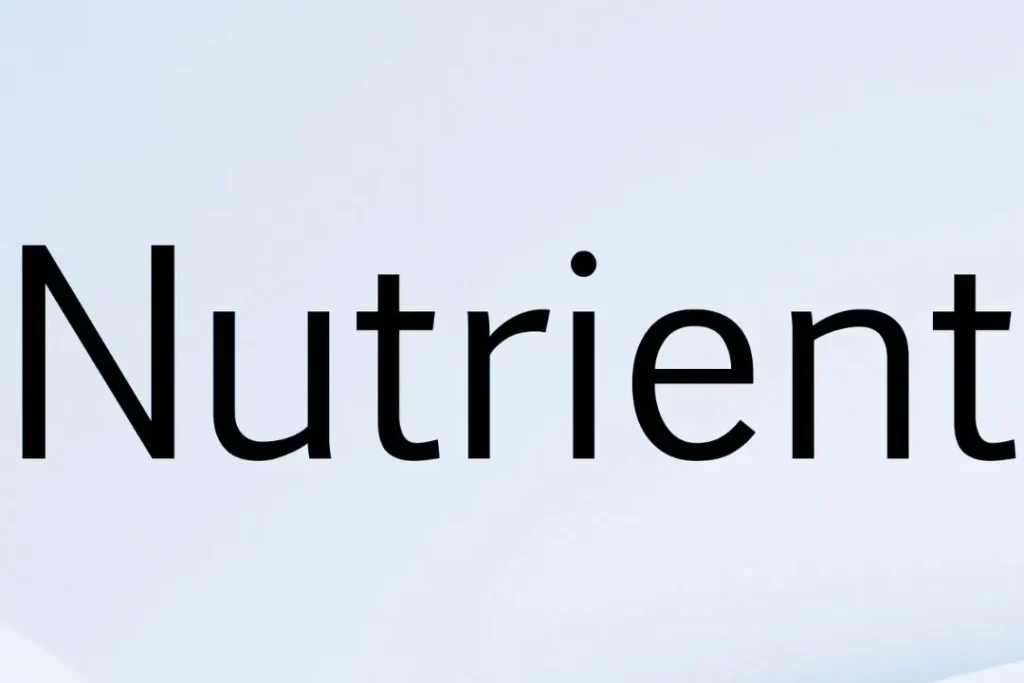 Nutrient. 