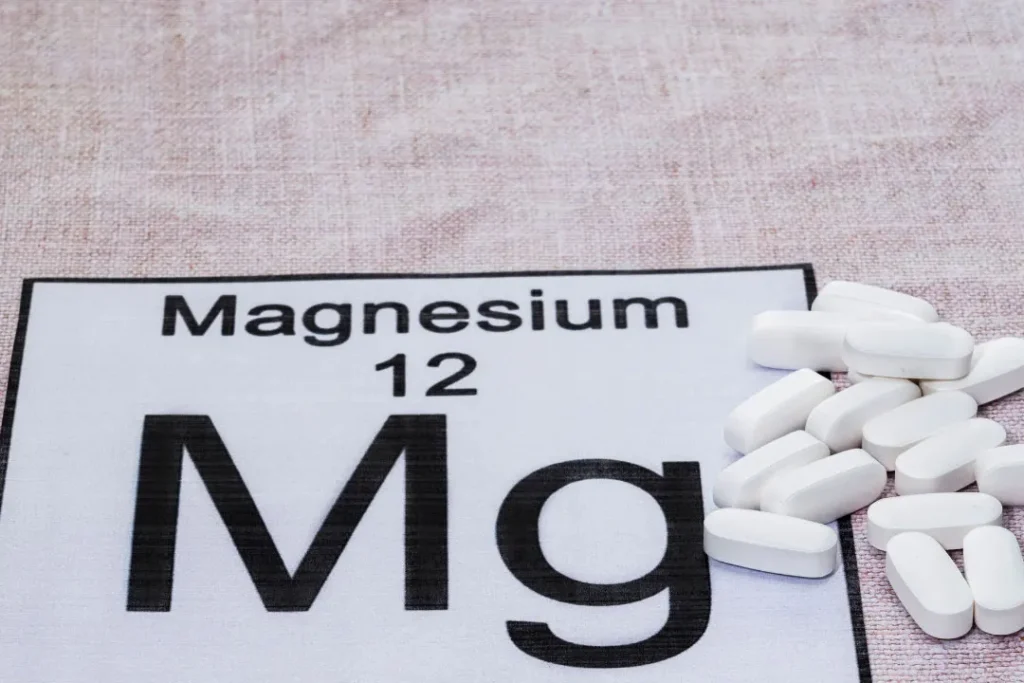 Magnesium supplements. 