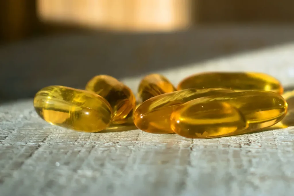 Omega 3 supplements. 