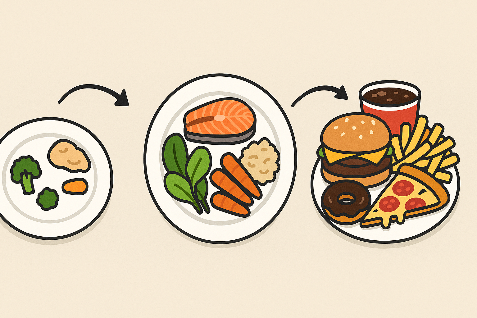 Natural assortment of nutrient-dense foods on a rustic table illustrating obtaining the food necessary for health and growth.